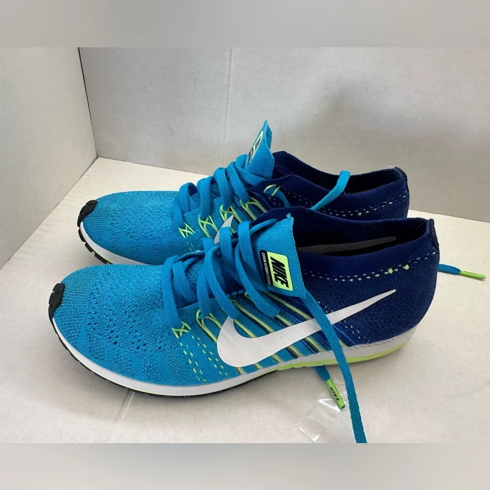 Nike Blue and White Running Shoes size 7